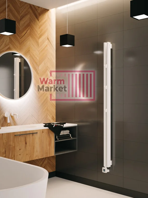 Axxinot Cardea 60х30 VE - вертикальный электрический радиатор высотой 1750 мм, 6 секций