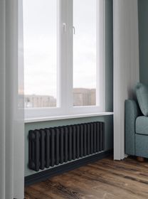 Bronto Pipe 3030 - трехтрубный трубчатый радиатор высотой 300 мм, нижнее подключение с термостатикой