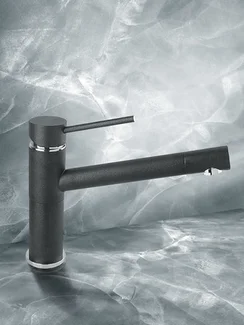 Timo Saona Anthracite  - черный смеситель для кухонной мойки