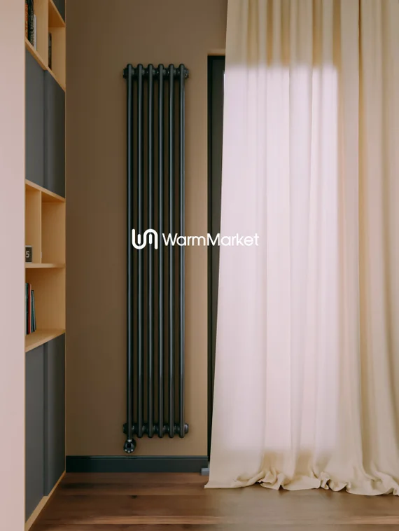 Bareng Softy Electric 2180 - электрический вертикальный двухтрубный трубчатый радиатор высотой 1800 мм