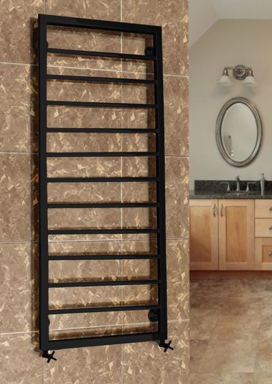 Corsa -  электрический дизайн полотенцесушитель с квадратными и круглыми формами