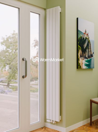 Bareng Temper V 1000 - вертикальный трубчатый радиатор высотой 1000 мм, нижнее центральное подключение