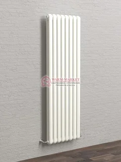 Вертикальный трубчатый радиатор Solira 2180 Elis, N69 нижнее подключение, белый