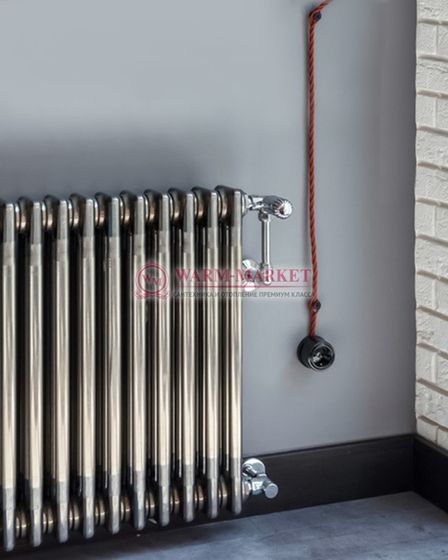 Радиатор Zehnder Technoline 3057 TL в цвете прозрачный лак боковое подключение