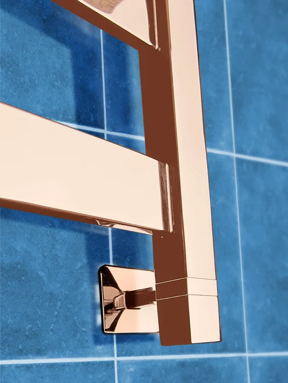 San Remo Bronze - бронзовый дизайн полотенцесушитель с широким профилем