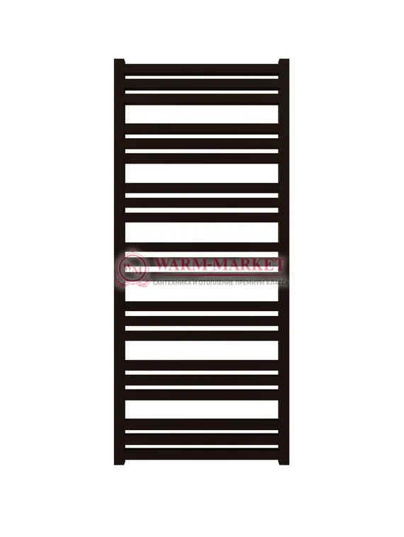 Mandarino Quadrata 500х1200 - цветной полотенцесушитель из анодированного алюминия, модель 21/101