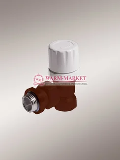 Purmo вентиль термостатический угловой ½ МТВ 131 коричневый