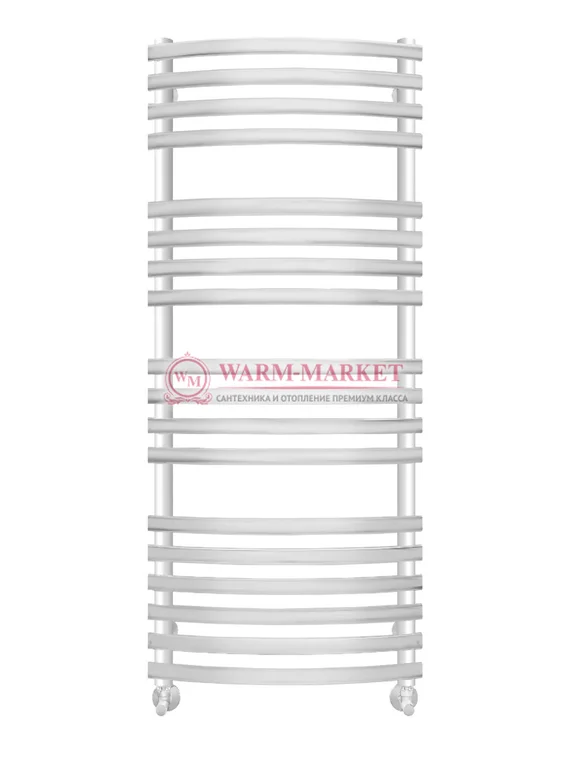 Капри П18 - водяной полотенцесушитель, нижнее подключение, белый