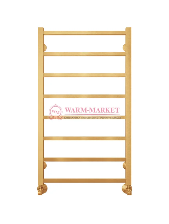 Контур П8-3 - водяной полотенцесушитель, нижнее подключение, цвет бронза