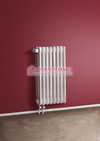 Трубчатый радиатор Dia Norm 3057 трехтрубный, нижнее правое/левое подключение с вентилем