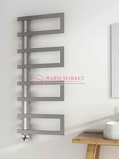 Дизайнерский полотенцесушитель из матовой полированной нержавеющей стали Arlen Carisa