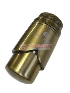 Термостатическая головка RTL Brillant Античная латунь