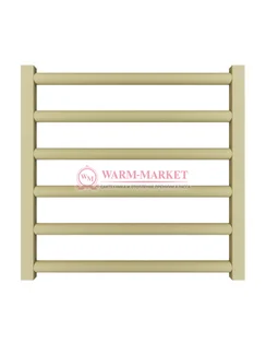 Mandarino Tubo 500х500 - цветной полотенцесушитель из анодированного алюминия, модель 6/1