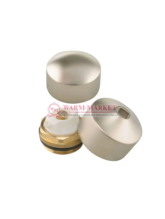 Набор Hummel - воздухоотводчик (кран Маевского), заглушка с декоративными колпачками Design 1/2"