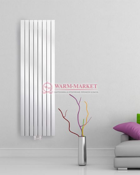 Steel V 50х30 2000 - вертикальный трубчатый дизайн-радиатор, 14 секций