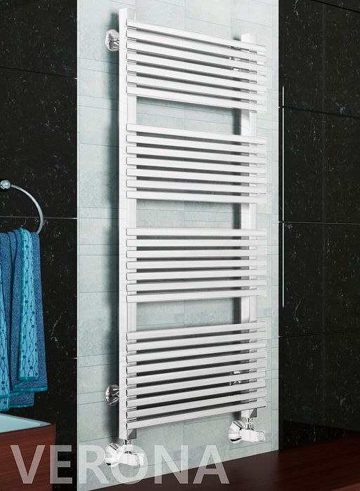 Verona  -  водяной дизайн полотенцесушитель с квадратным профилем. | Фото 3