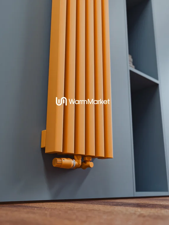 Bareng Select V 1000 - вертикальный трубчатый радиатор высотой 1000 мм, нижнее центральное подключение