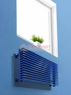 Горизонтальный трубчатый радиатор KZTO Paralleli g1 534 шаг 25