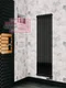 Вертикальный трубчатый радиатор Solira 2170 N69 нижнее подключение, черный (RAL 9005)