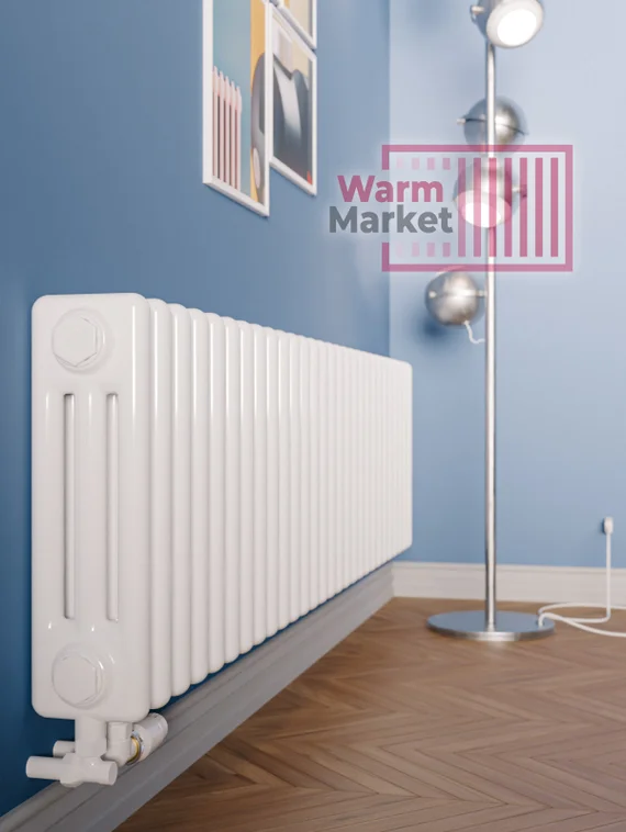 Трубчатый радиатор Solira 3030 N12 боковое подключение, антрацит (RAL 7016)