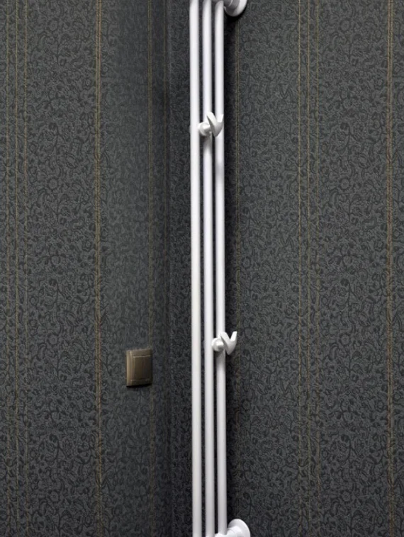 Horda-вертикальный узкий полотенцесушитель водяного типа