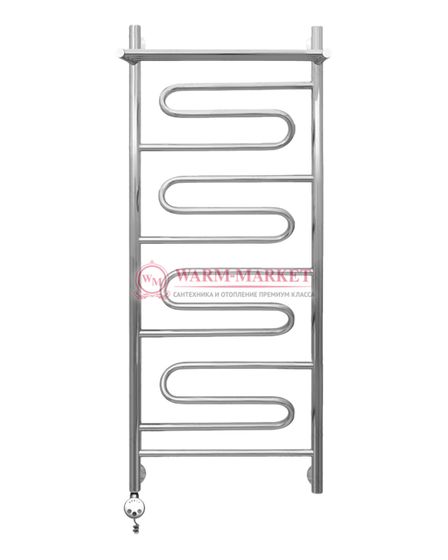 Virazh-2 - электрический дизайн-полотенцесушитель с полкой