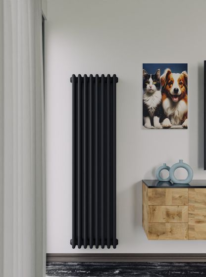 Bronto Pipe 3140 - трехтрубный трубчатый радиатор высотой 1400 мм, боковое подключение