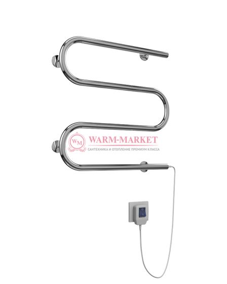 M-образный электрический полотенцесушитель, черный