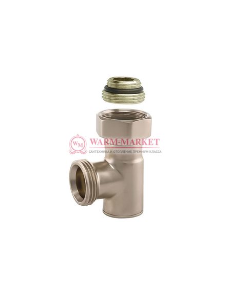 Вентиль запорный угловой Hummel Designtechnik 3/4НРx1/2НР