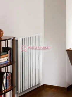 Трубчатый радиатор KZTO Garmonia C40 V1 высотой 1307 мм напольного исполнения