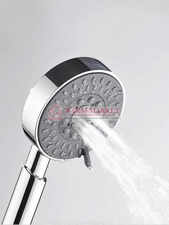 Встраиваемый комплект для душа с верхней душевой насадкой и лейкой черный А14028-Bl