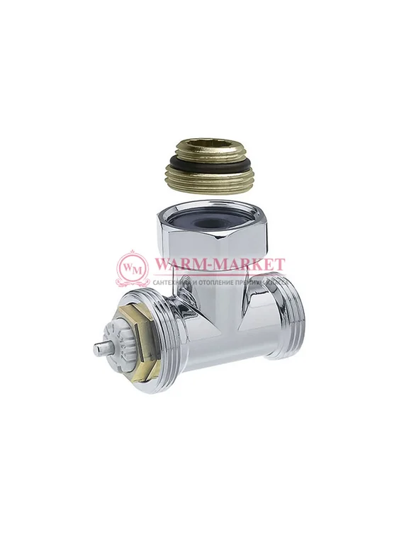 Вентиль термостатический угловой Hummel Designtechnik 3/4НРx1/2НР