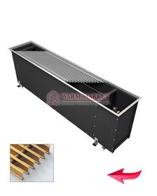 Конвектор внутрипольный Varmann Ntherm Maxi без вентилятора c алюминиевой решеткой цвета латуни