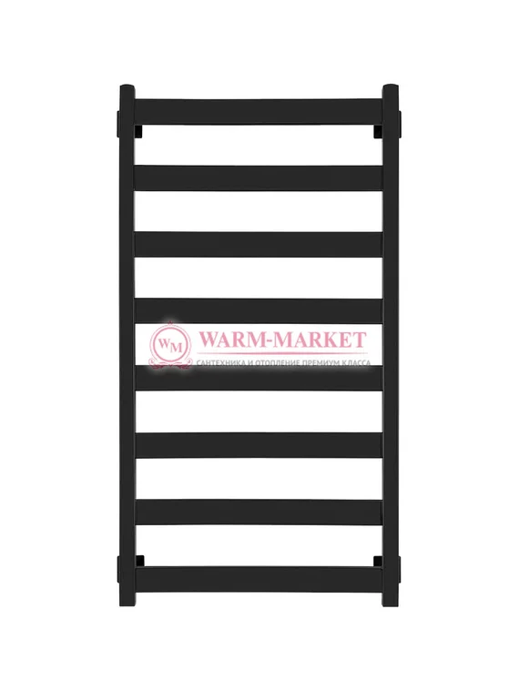 Электрический полотенцесушитель Secado Комано 1 из нержавеющей стали, черный