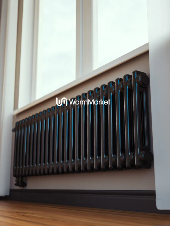 Bareng Softy 2030 - двухтрубный трубчатый радиатор высотой 300 мм, нижнее подключение с термостатикой