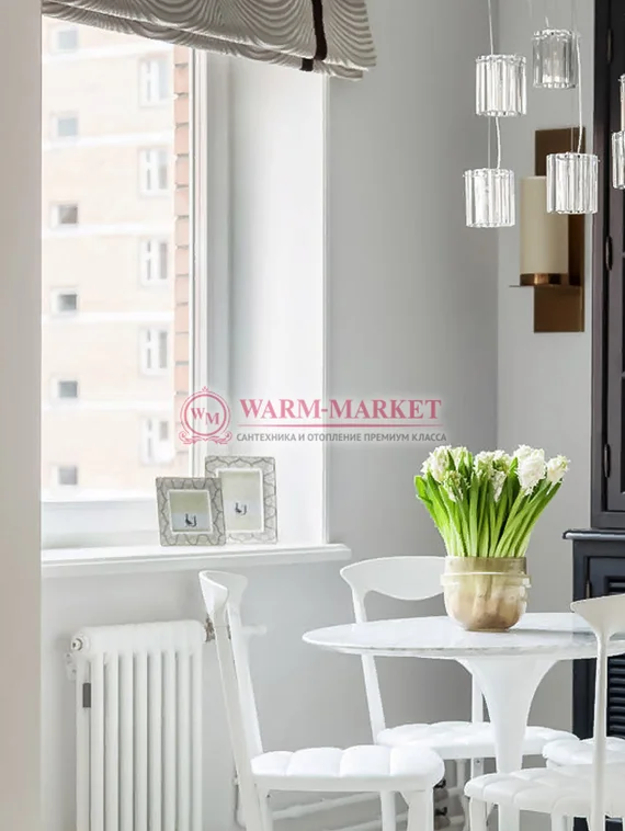 Трубчатый радиатор Arbonia 6090 шеститрубный боковое подключение