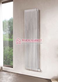 Delta Electric 1800, 10 секций, 3 трубный - электрический вертикальный трубчатый радиатор