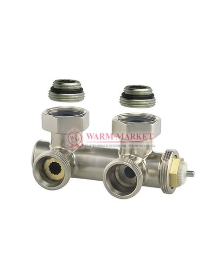 Узел термостатический угловой Hummel Designtechnik 3/4НРx1/2НР