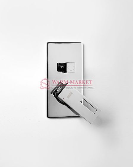 Встраиваемый комплект для душа с верхней душевой насадкой и лейкой черный A16069-Bl