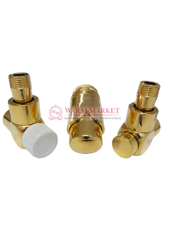 Комплект термостатический Exclusive 6017 Золото