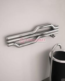 Дизайнерский полотенцесушитель из матовой полированной нержавеющей стали Lepus Carisa