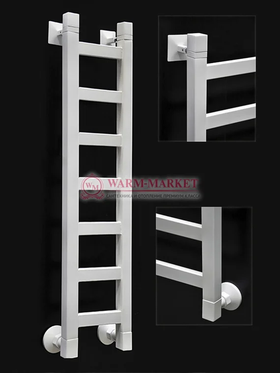 Quadro-EQ1 - электрический дизайн-полотенцесушитель из нержавеющей стали