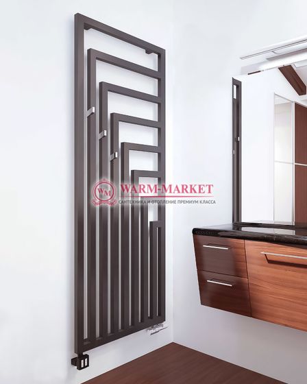 Terma Angus V - водяной или электрический дизайн радиатор высотой 1620 мм