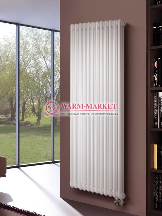 Вертикальный трубчатый радиатор Irsap Tesi RT 31800-12 №26, трехтрубный с нижним подключением