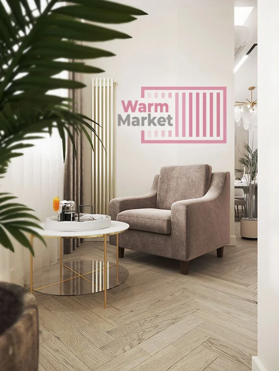 Costola 60х30 V - вертикальный трубчатый радиатор высотой 750 мм, 2 секции