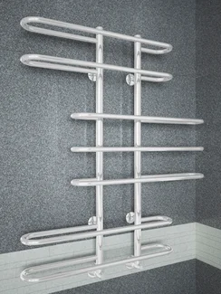 Diana White - белый полотенцесушитель из нержавеющей стали.