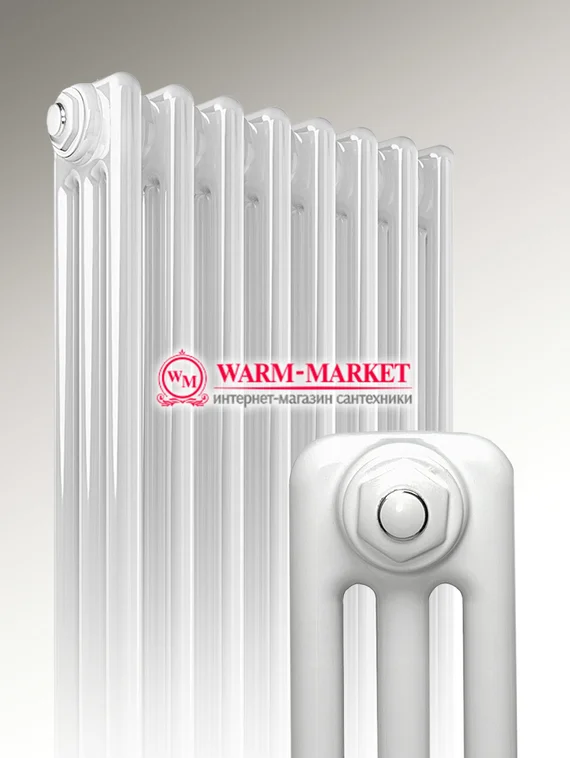 Delta Electric 1800, 6 секций,  3 трубный - электрический вертикальный трубчатый радиатор