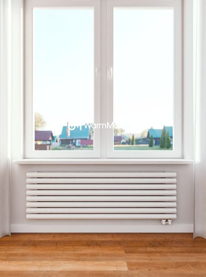 Bareng Monte Z 1000 - горизонтальный трубчатый радиатор шириной 1000 мм, нижнее правое подключение