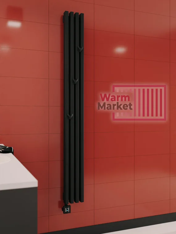 Axxinot Cardea 60х30 VE - вертикальный электрический радиатор высотой 1750 мм, 4 секции