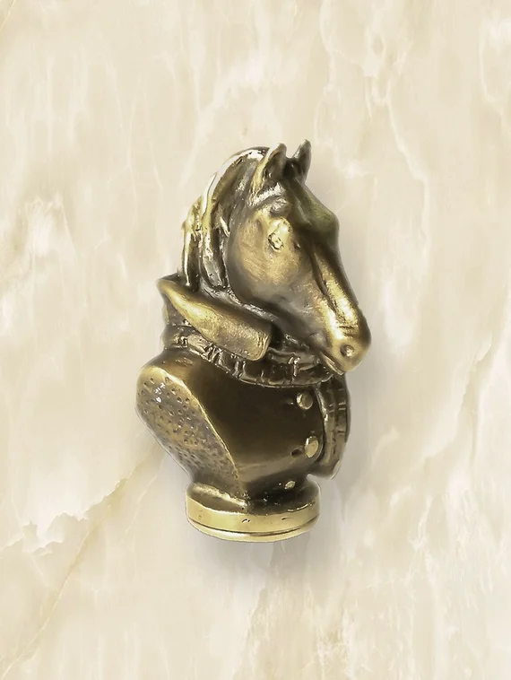 Бронзовая ложка для обуви "Horse".